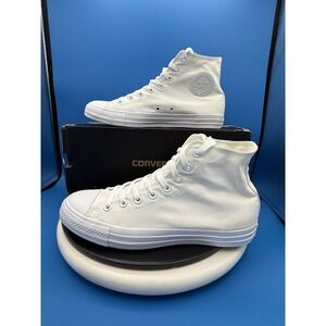 Converse Chuck Taylor All Star Classic High Mens Size 9 All White Sneakers Shoes